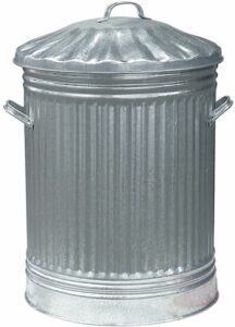 Galvanised Dustbin & Lid 90 Litre