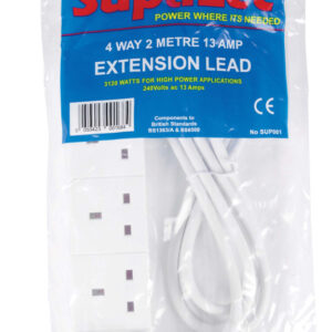 4 Gang Extension Lead