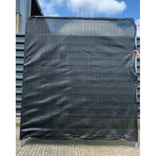 Tildenet LS85 Fencing Scrim Screen FR Black 1.83x100m Fire Retardant