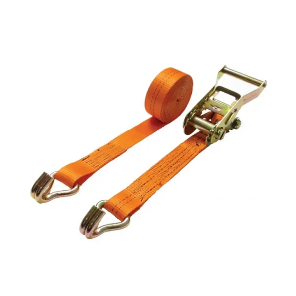 Ratchet Strap Claw Hook End 35mm x 5m x 3T Orange