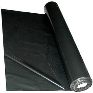 Black Plastic Sheeting 1000 Gauge 2mx50m