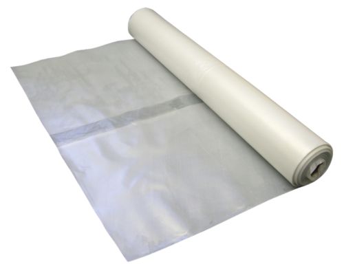 Clear Plastic Sheeting 500 Gauge 4mx25m (Visqueen)