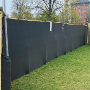 Tildenet LS95 Fencing Screening black on site