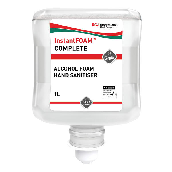 Deb Instantfoam Complete Hand Sanitiser 1Lt Cartridge