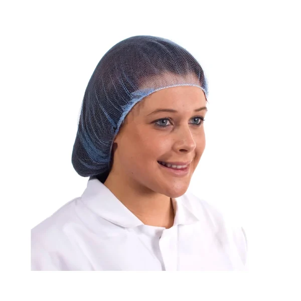 Mesh Hairnet Blue (100)