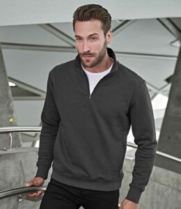 TeeJays T5438 Half Zip Sweatshirt