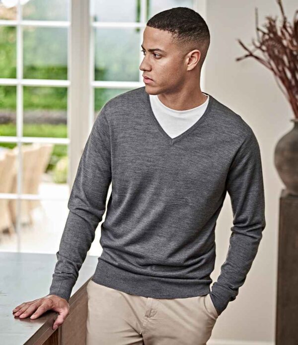 TeeJays T6001 Merino V Neck Sweater