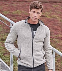 TeeJays T9615 Knitted Outdoor Fleece Jacket