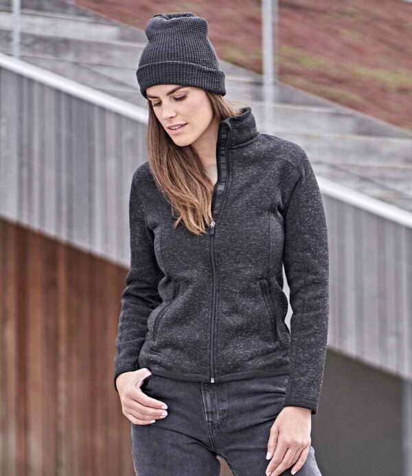 TeeJays T9616 Ladies Knitted Outdoor Fleece Jacket