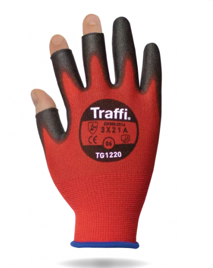 Traffiglove TG1220 X-Dura PU A Fingerless Glove