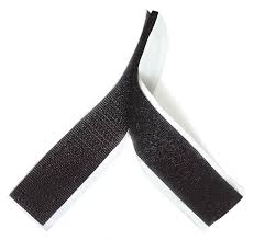 Velcro Loop 20mm x 25m Adhesive Black