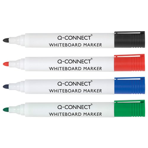 Dry Wipe White Board Marker Pens (4 pack)