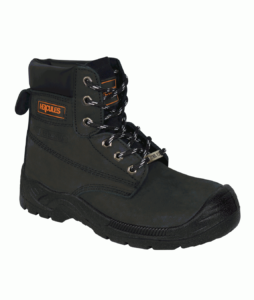 Hercules High Leg Nubuck Boot Black