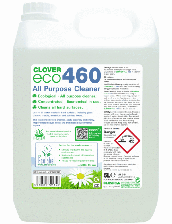 All Purpose Cleaner 5Ltr ECO 460