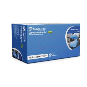 GL890 Nitrile Disposable P/Free Blue