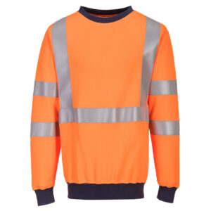 FR703 Flame Resistant RIS Sweatshirt Orange