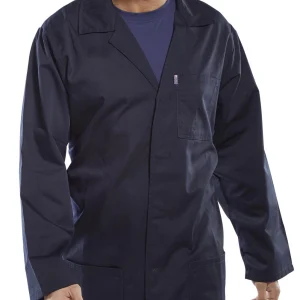 Beeswift Warehouse Coat Navy