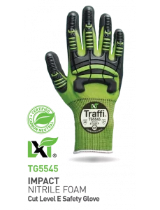 TG5545 Impact Protection Safety Glove Green Medium/8