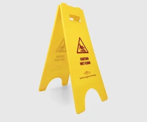 Sign – “Caution Wet Floor” (5 Pack) 685 x 297mm