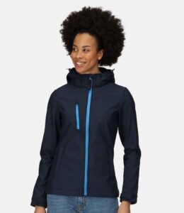 Regatta Ladies Venturer Three Layer Hooded Softshell Jacket