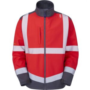 Leo Workwear Bowden Class 2 Ecoviz Softshell Jacket