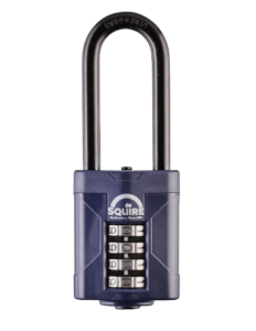 Squire CP50/2.5 – Weather Resistant 50mm Combination Padlock – 4 wheel – Long Shackle 2.5″