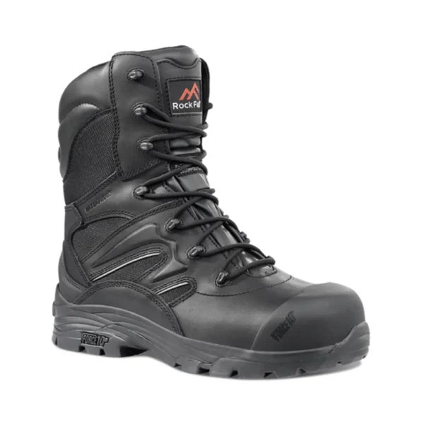 Rockfall Titanium Waterproof Safety Boots Black RF4500