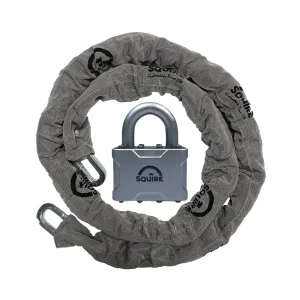 Squire Chain 10 x 1800mm w/ Vulcan Padlock