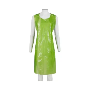 Disposable Aprons  Green (100) 50 Mic 69x117cm