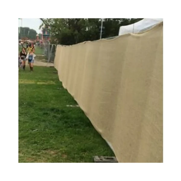 Hessian Fencing Scrim/Sheeting 1.83 x 50m Fire Retardant 273g/m2