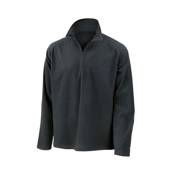 Result Core Zip Neck Micro fleece RS112 Black