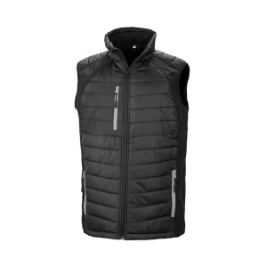 Result Recycled Padded Gilet RS238 Black/Grey