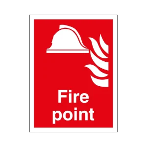 Foamex A4 Sign "Fire Point"