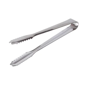Ice Tongs Stainless Steel Metal 7 inch/180mm