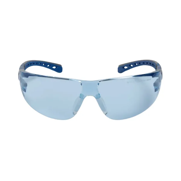 Riley Stream Blue Lens/ Blue Arms Safety Spec