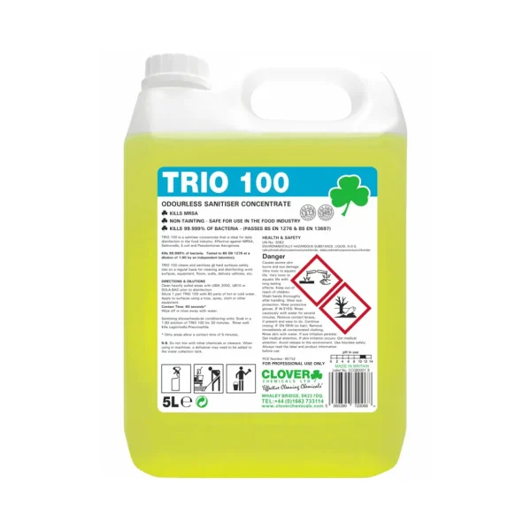 Trio100 Food Surface Sanitiser 5Ltr